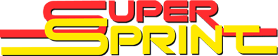 Super Sprint logo for Famicom